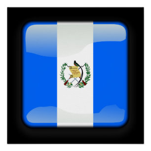 Flagge von Guatemala Poster