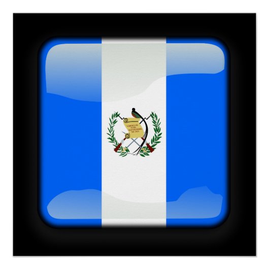 Flagge von Guatemala Poster (Vorderseite)