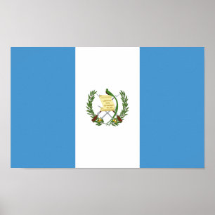 Flagge von Guatemala Poster