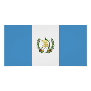 Flagge von Guatemala Poster