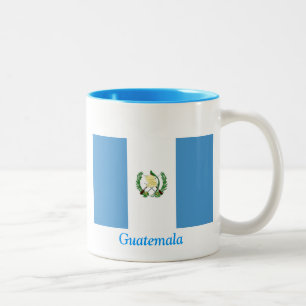 Flagge von Guatemala Zweifarbige Tasse