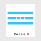 Flagge von Guayaquil, Ecuador Aufkleber (Blatt)