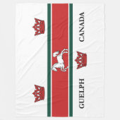 Flagge von Guelph (Ontario, Kanada) Fleecedecke (Vorderseite)