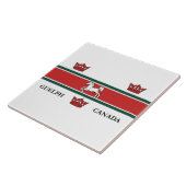 Flagge von Guelph (Ontario, Kanada) Fliese (Seite)