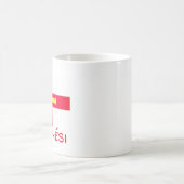 Flagge von Guernési Kaffeetasse (Mittel)