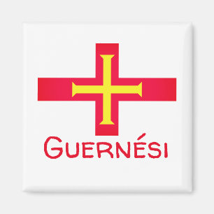Flagge von Guernési Magnet