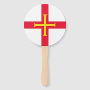 Flagge von Guernsey Fächer
