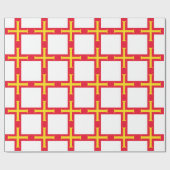 Flagge von Guernsey Geschenkpapier (Flach)