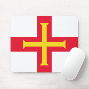 Flagge von Guernsey Mousepad