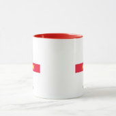 Flagge von Guernsey Tasse (Zentrum)