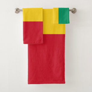 Flagge von Guinea Badhandtuch Set