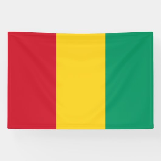 Flagge von Guinea Banner (Horizontal)