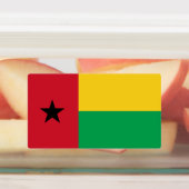 Flagge von Guinea-Bissau Etiketten (Befestigt)