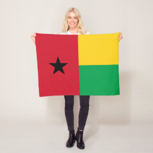 Flagge von Guinea-Bissau Fleecedecke