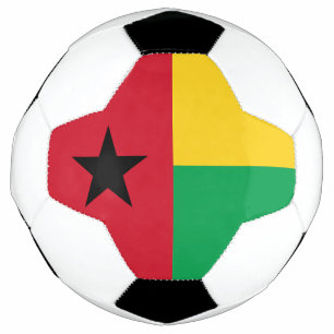 Flagge von Guinea-Bissau Fußball