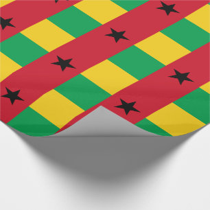 Flagge von Guinea-Bissau Geschenkpapier