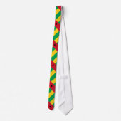 Flagge von Guinea-Bissau Krawatte (Rückseite)