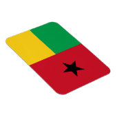 Flagge von Guinea-Bissau Magnet (Rechte Seite)