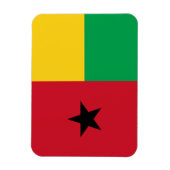 Flagge von Guinea-Bissau Magnet (Vertikal)