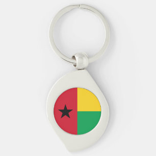 Flagge von Guinea-Bissau Schlüsselanhänger