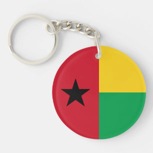 Flagge von Guinea-Bissau Schlüsselanhänger