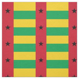 Flagge von Guinea-Bissau Stoff