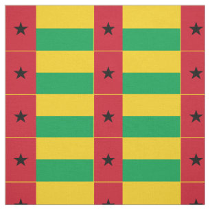 Flagge von Guinea-Bissau Stoff