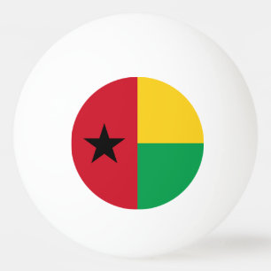 Flagge von Guinea-Bissau Tischtennisball