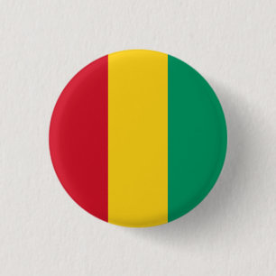 Flagge von Guinea Button