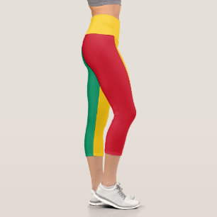 Flagge von Guinea Capri Leggings