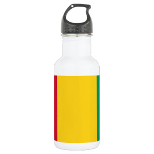 Flagge von Guinea Edelstahlflasche