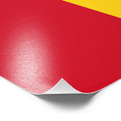 Flagge von Guinea Fotodruck (Ecke)