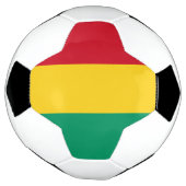 Flagge von Guinea Fußball (Gedreht)