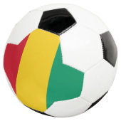 Flagge von Guinea Fußball (Dreiviertel)