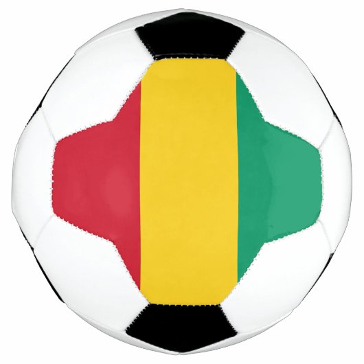 Flagge von Guinea Fußball (Vorderseite)