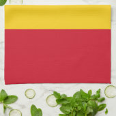 Flagge von Guinea Geschirrtuch (Gefaltet)