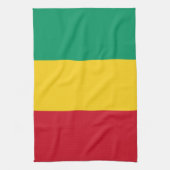 Flagge von Guinea Geschirrtuch (Vertikal)
