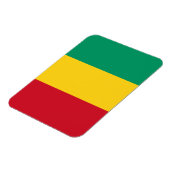 Flagge von Guinea Magnet (Linke Seite)