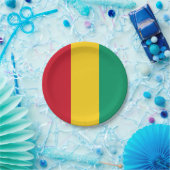 Flagge von Guinea Pappteller (Party)