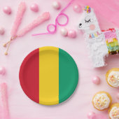 Flagge von Guinea Pappteller (Party)