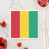 Flagge von Guinea Serviette (Beispiel)
