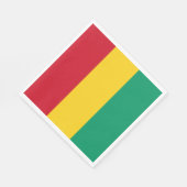 Flagge von Guinea Serviette (Ecke)