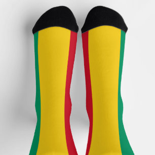 Flagge von Guinea Socken