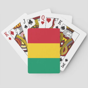 Flagge von Guinea Spielkarten