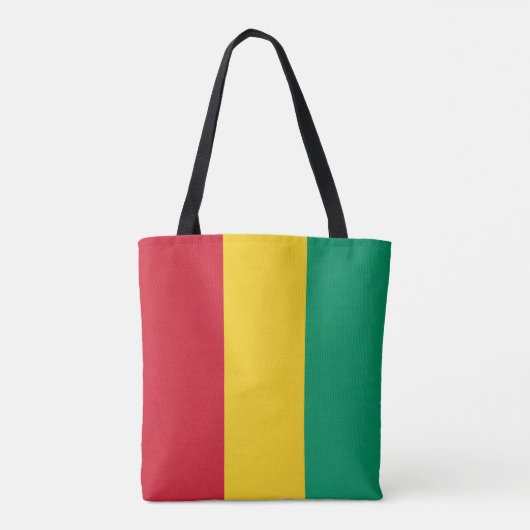Flagge von Guinea Tasche (Rückseite)
