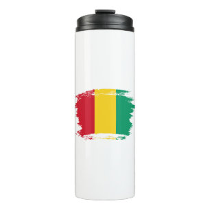 Flagge von Guinea Thermosbecher