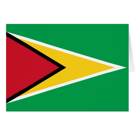 Flagge von Guyana (Vorderseite (Horizontal))