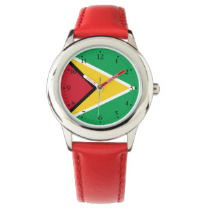 Flagge von Guyana Armbanduhr