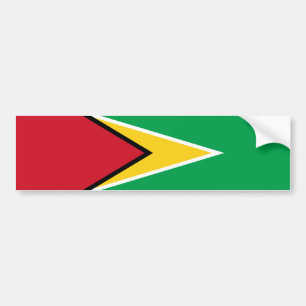 Flagge von Guyana Autoaufkleber
