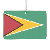 Flagge von Guyana Autolufterfrischer (Rückseite)